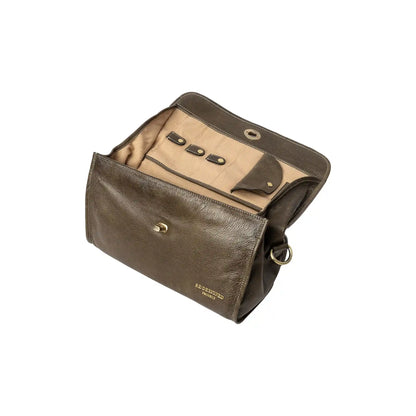 RE:DESIGNED Project 74 Project Bag in Dark Green leather