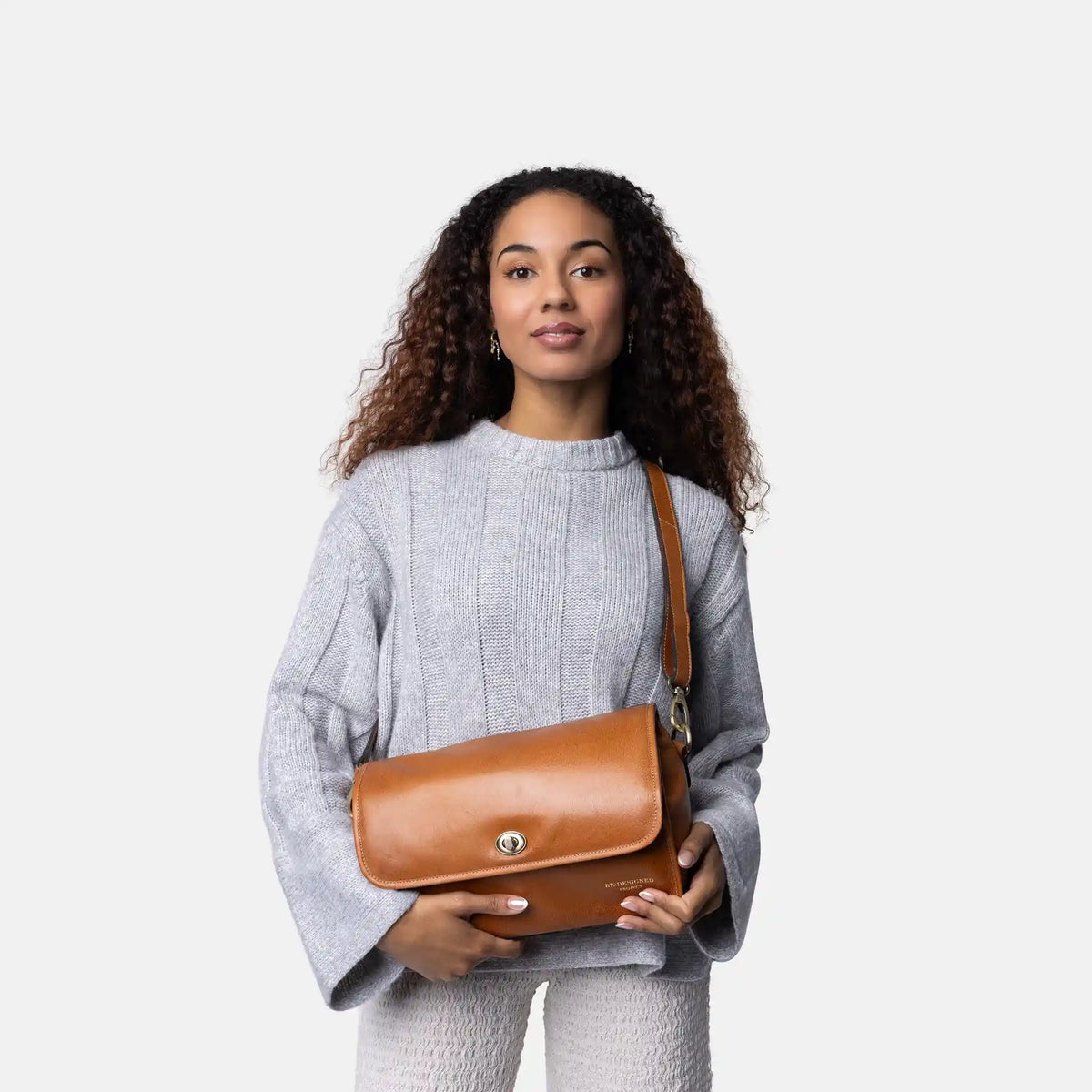 RE:DESIGNED Project 74 Project Bag in Burned Tan leather