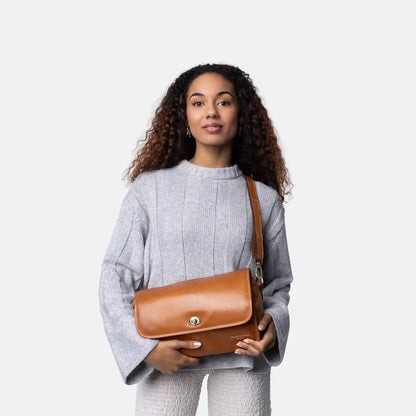 RE:DESIGNED Project 74 Project Bag in Burned Tan leather