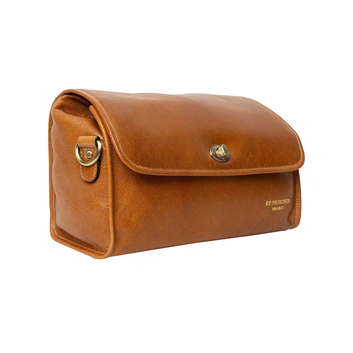 RE:DESIGNED Project 74 Project Bag in Burned Tan leather