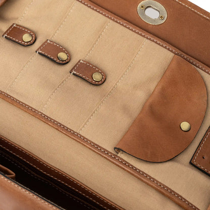 RE:DESIGNED Project 74 Project Bag in Walnut leather