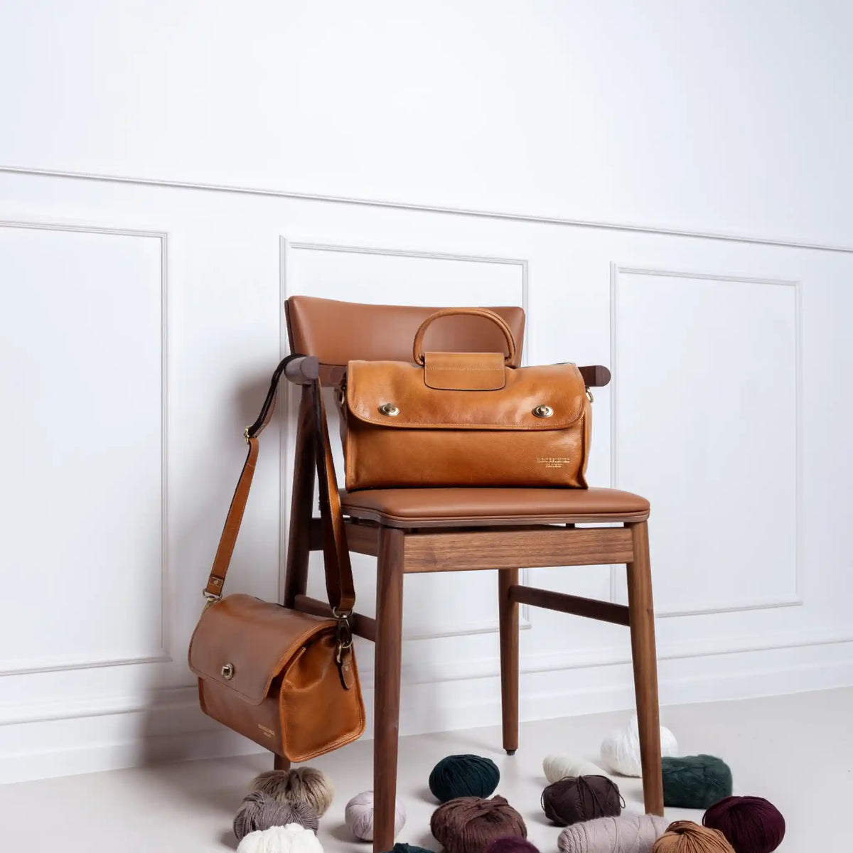 RE:DESIGNED Project 74 Project Bag in Burned Tan leather
