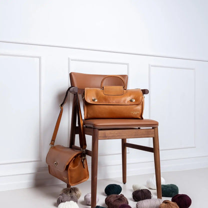 RE:DESIGNED Project 74 Project Bag in Burned Tan leather