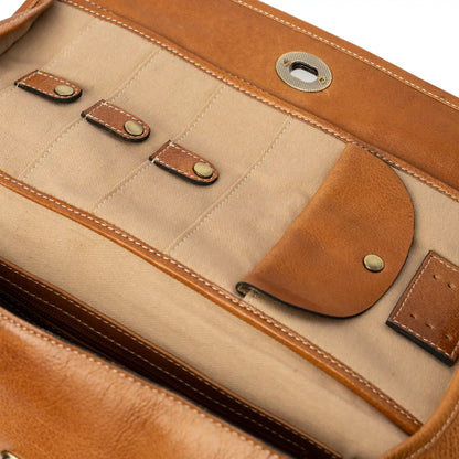 RE:DESIGNED Project 74 Project Bag in Burned Tan leather