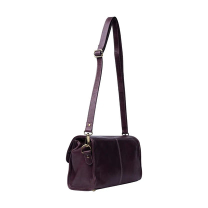 RE:DESIGNED Project 74 Project Bag in Dark Cherry leather