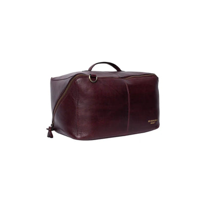 RE:DESIGNED Project 90 large leather project bag in Dark Cherry