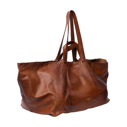 RE:DESIGNED Project Fie leather tote in Walnut