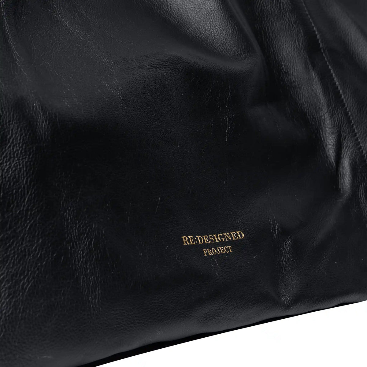 RE:DESIGNED Project Fie leather tote in Black