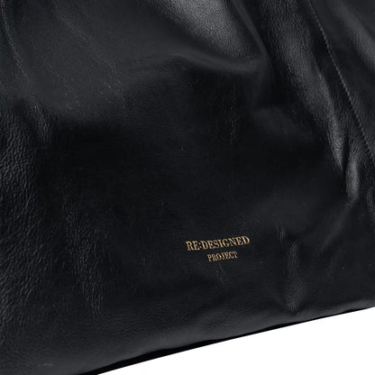 RE:DESIGNED Project Fie leather tote in Black