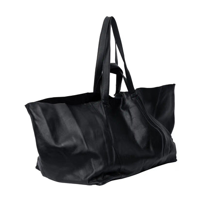 RE:DESIGNED Project Fie leather tote in Black