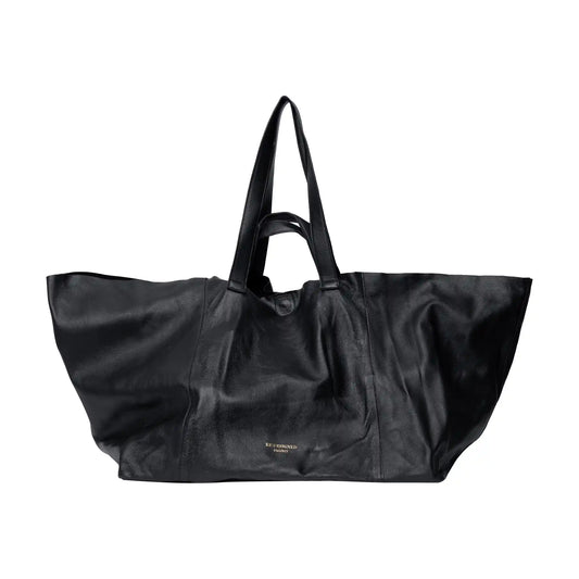 RE:DESIGNED Project Fie leather tote in Black