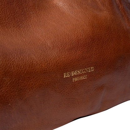 RE:DESIGNED Project Fie leather tote in Walnut