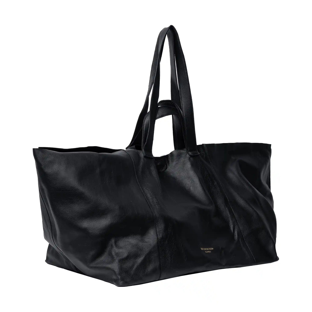 RE:DESIGNED Project Fie leather tote in Black