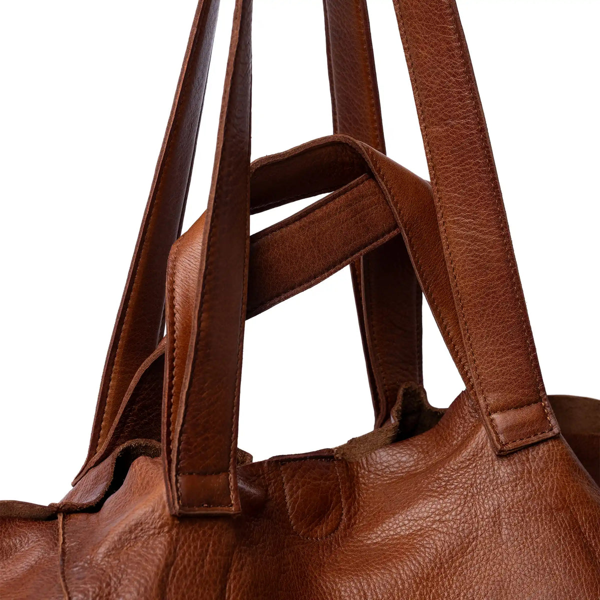 RE:DESIGNED Project Fie leather tote in Walnut