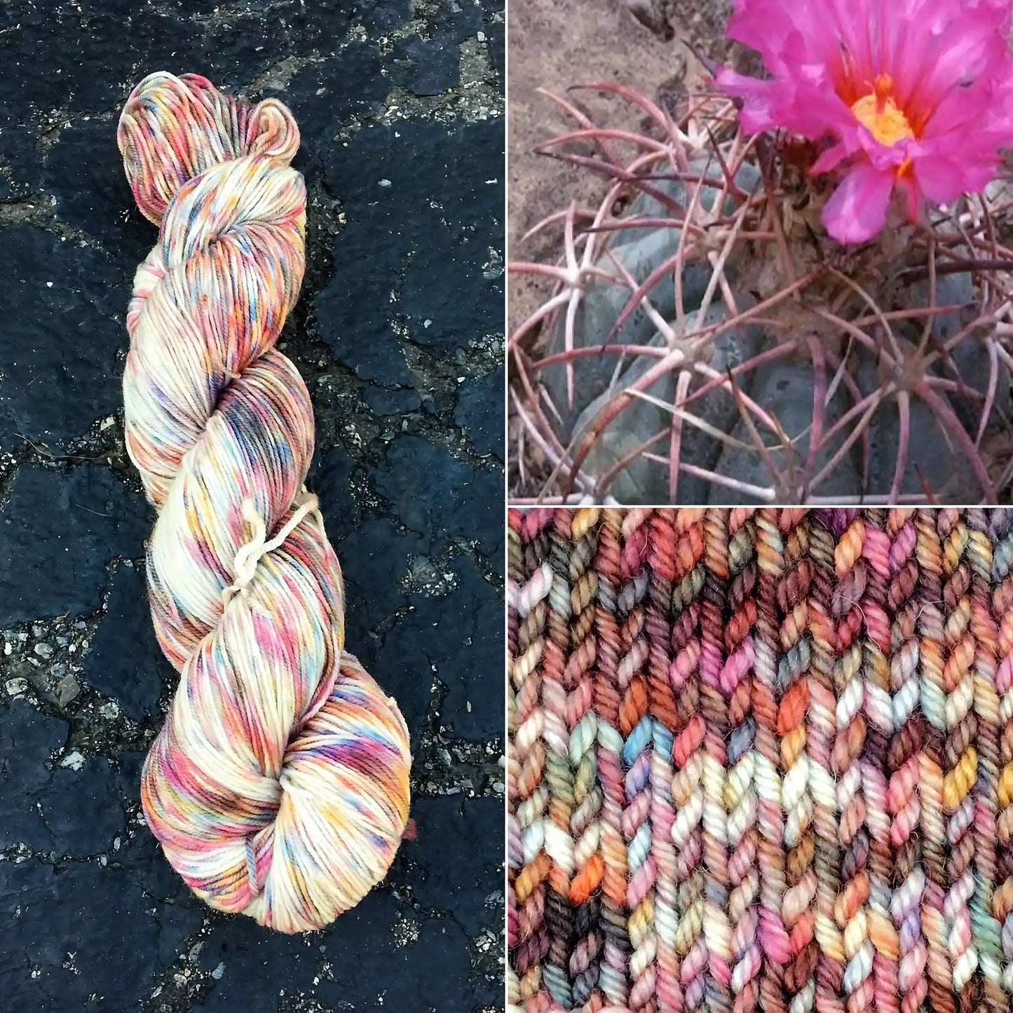 Nichol's Turkshead Cactus - Merino/Nylon Alder Fingering Yarn - Round Mountain Fibers