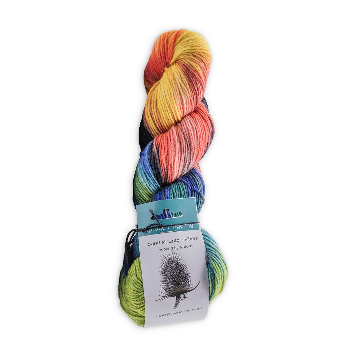 Round Mountain Fibers | Spruce Fingering Colorways - Paradise Fibers