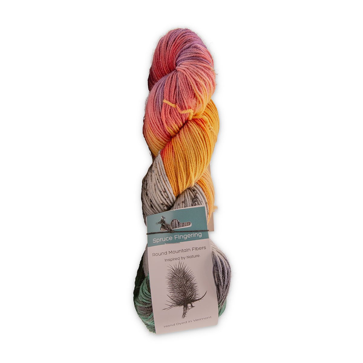 Round Mountain Fibers | Spruce Fingering Colorways - Paradise Fibers