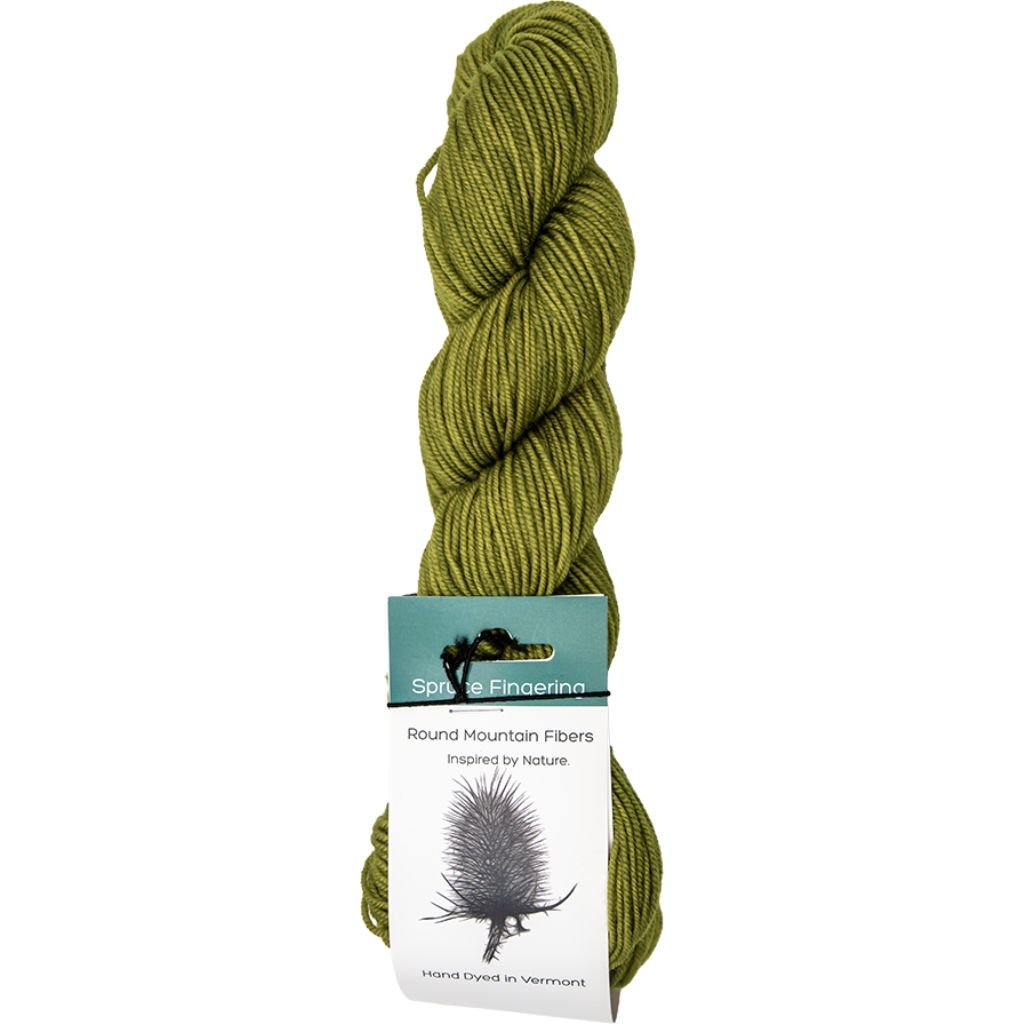 Round Mountain Fibers | Spruce Fingering Semisolids - Paradise Fibers