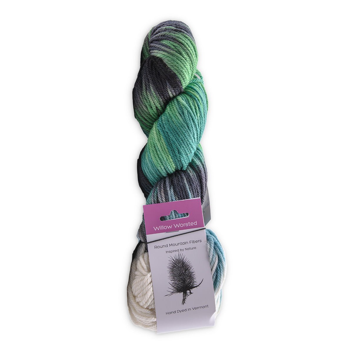 Round Mountain Fibers | Willow Worsted Colorways - Paradise Fibers