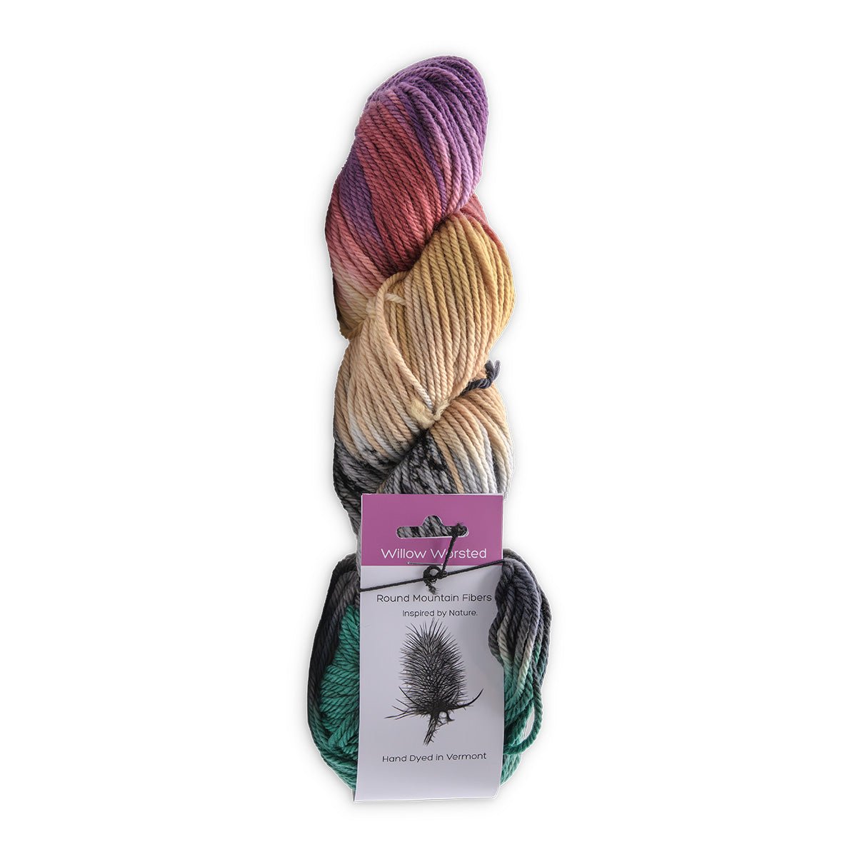 Round Mountain Fibers | Willow Worsted Colorways - Paradise Fibers