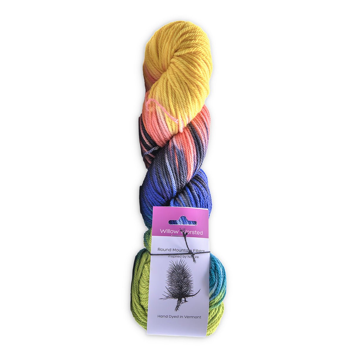 Round Mountain Fibers | Willow Worsted Colorways - Paradise Fibers