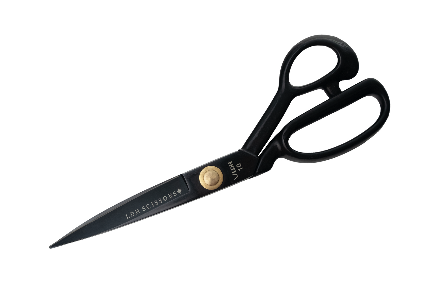 LDH Midnight Edition Fabric Shears rubber handle 10 inch