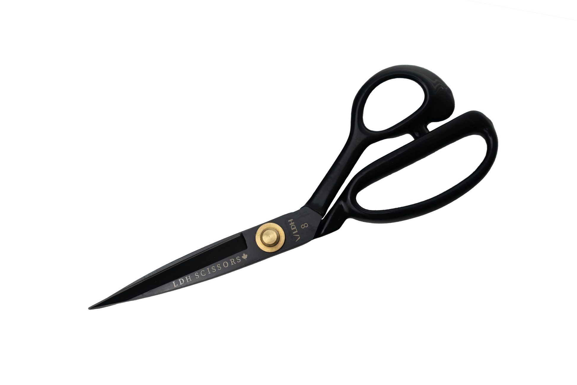 LDH Midnight Edition Fabric Shears rubber handle 8 inch