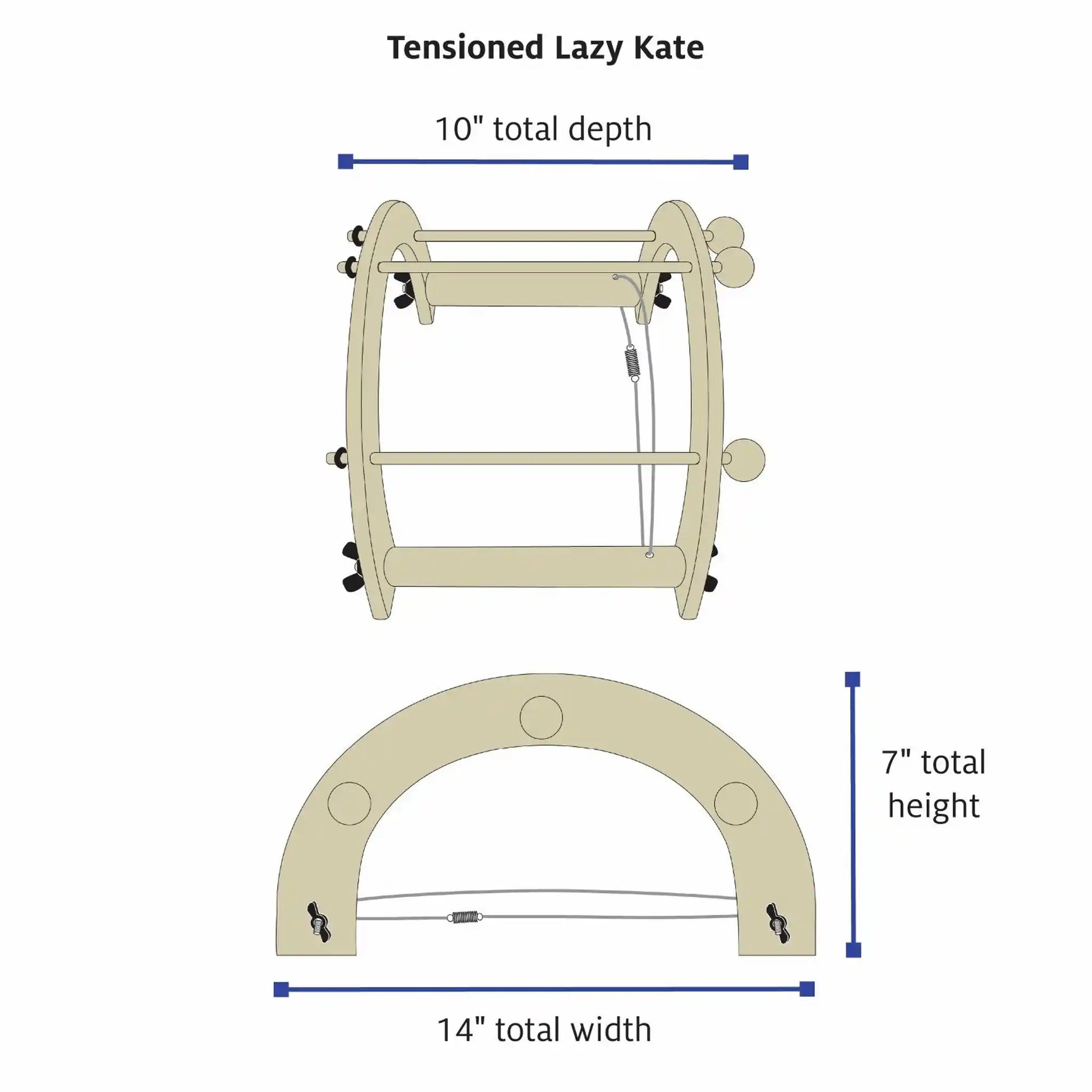 Schacht Industrious Collapsible Lazy Kate, view 2