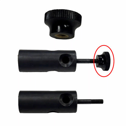 Matchless whorl knob alongside main connector to help identify which specific part it is