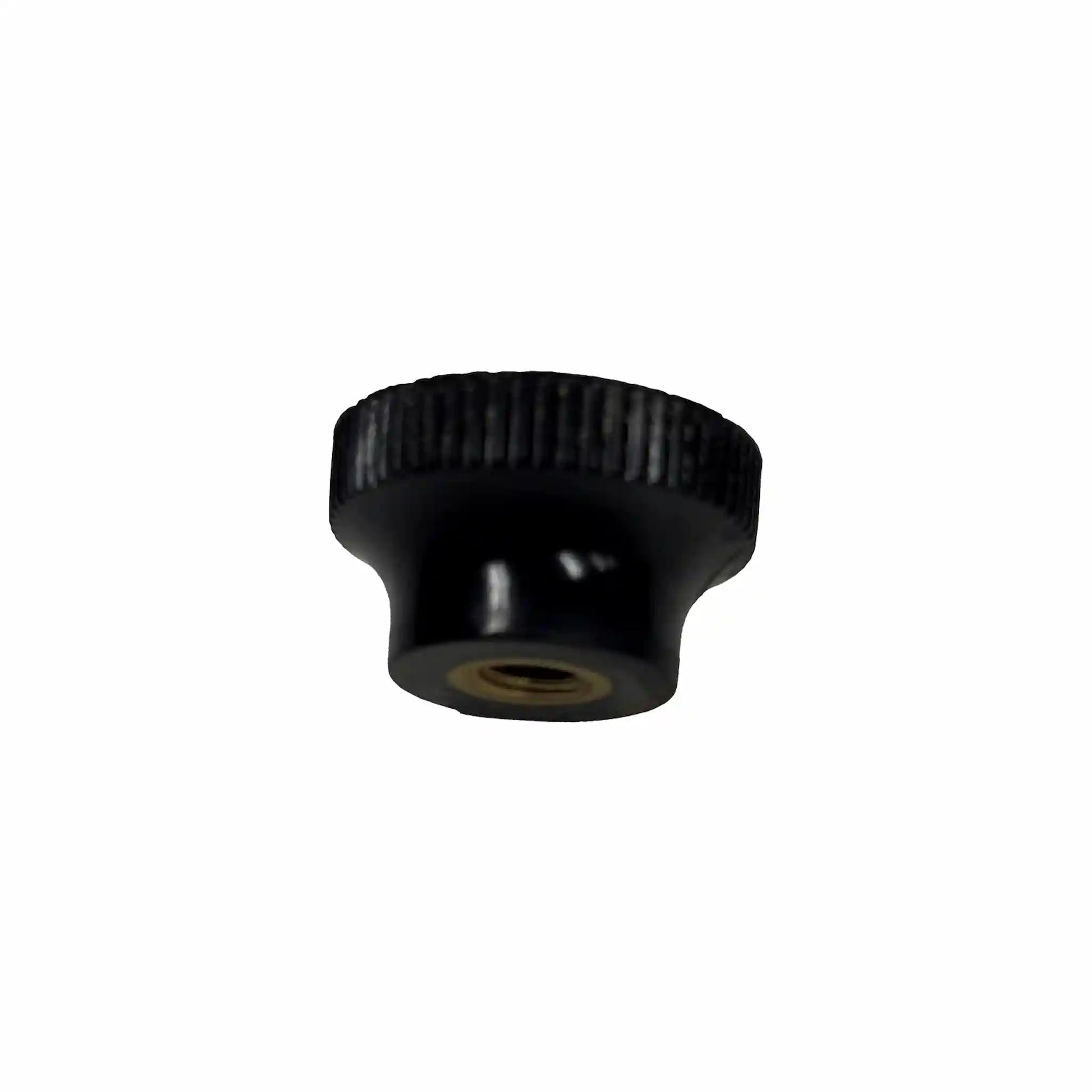 Standalone Matchless Whorl knob with internal threading and external knurling