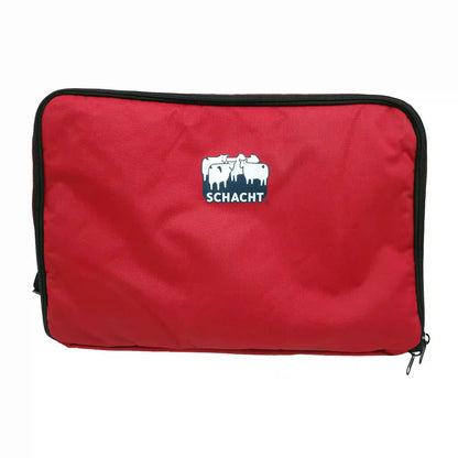 Schacht Sidekick Carrying Bag shown in red with the signature Schacht logo with sheep