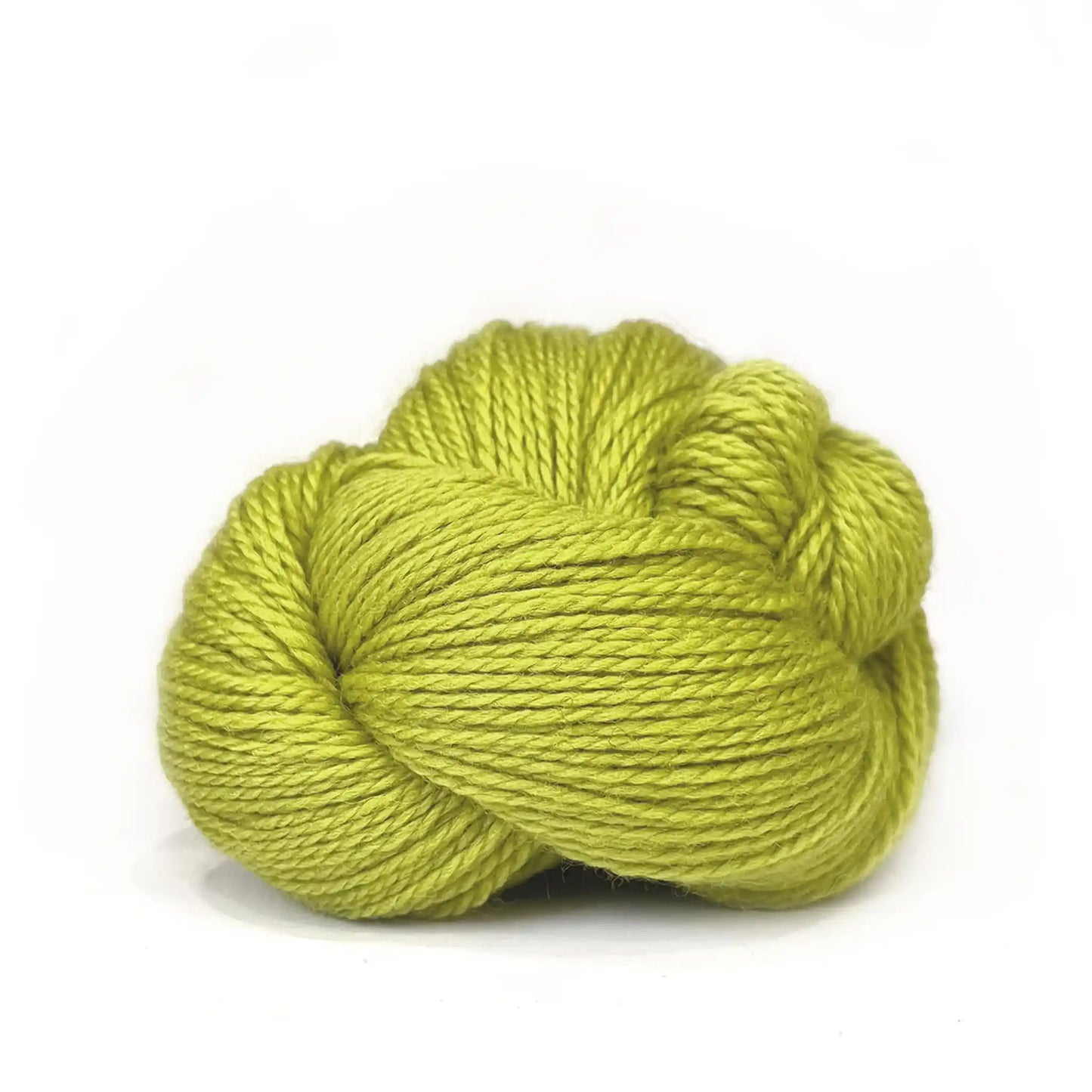 Kelbourne Woolens Scout Yarn color 355 Chartreuse