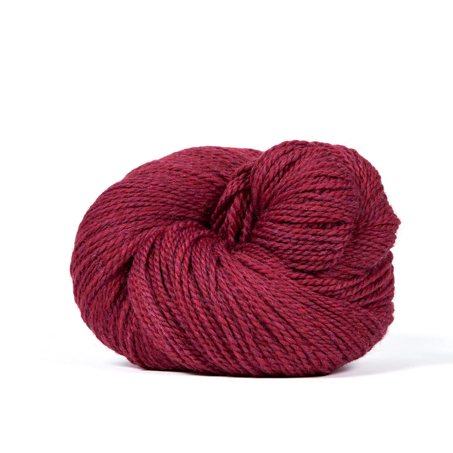 Kelbourne Woolens Scout Yarn color 614 Scarlet Heather