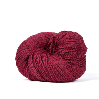 Kelbourne Woolens Scout Yarn color 614 Scarlet Heather