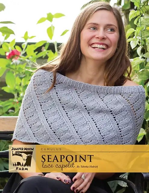 SEAPOINT LACE CAPELET Pattern by Juniper Moon - Leaflet - Paradise Fibers