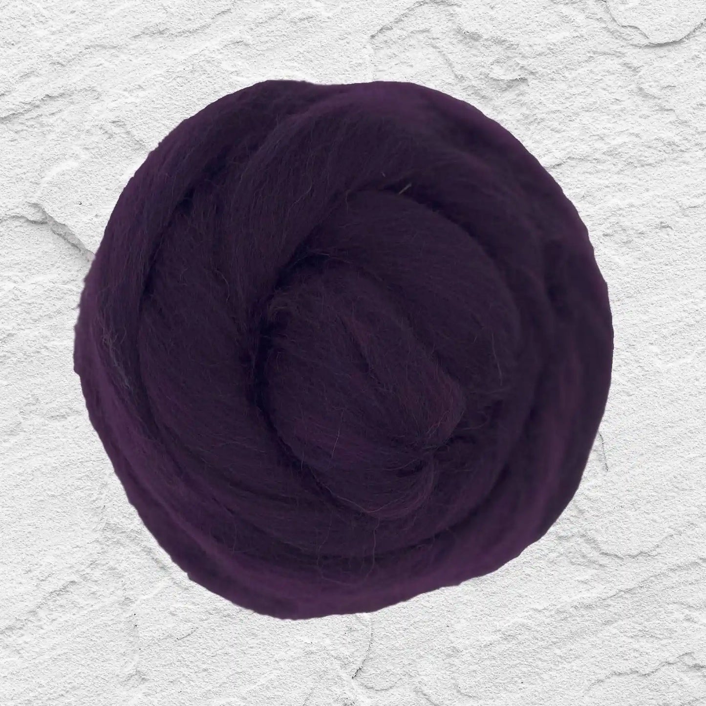 Paradise Fibers Shetland Wool Top - Aubergine