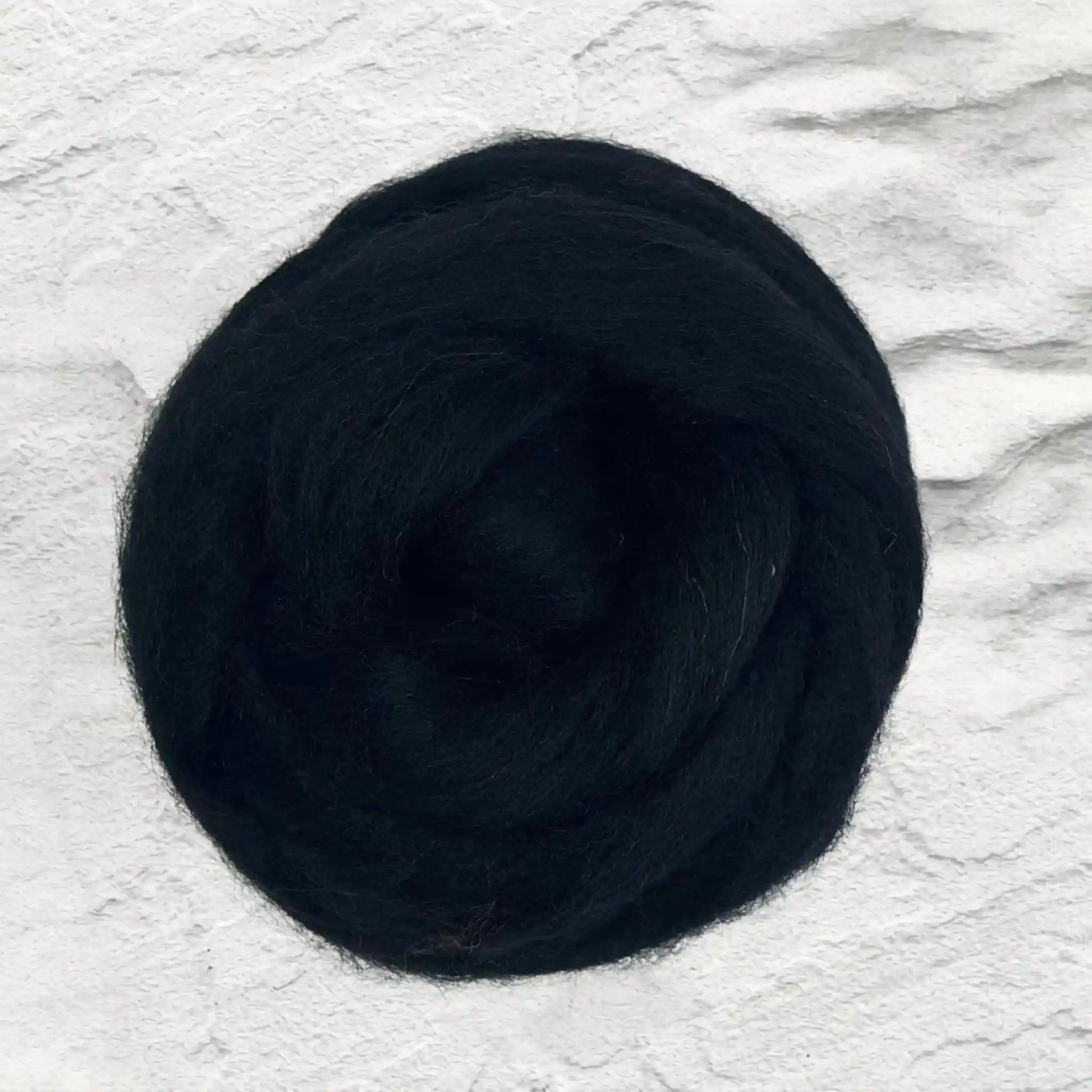 Paradise Fibers Shetland Wool Top - Raven