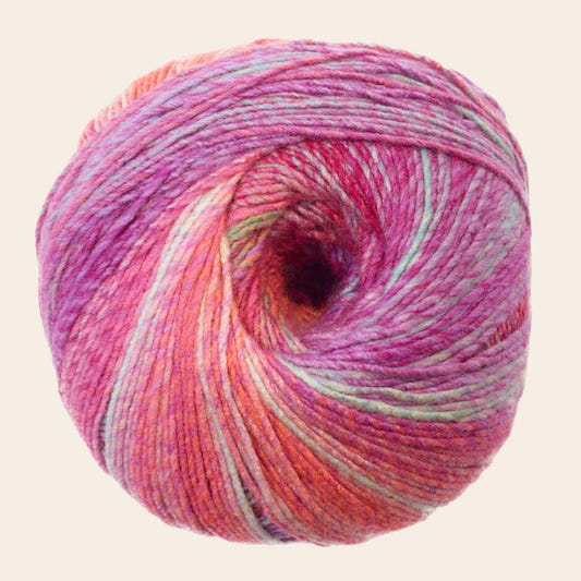 Sirdar Jewelspun color 848 Glowing Garnet