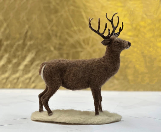 Skylar the Stag Needle Felting Kit - Paradise Fibers