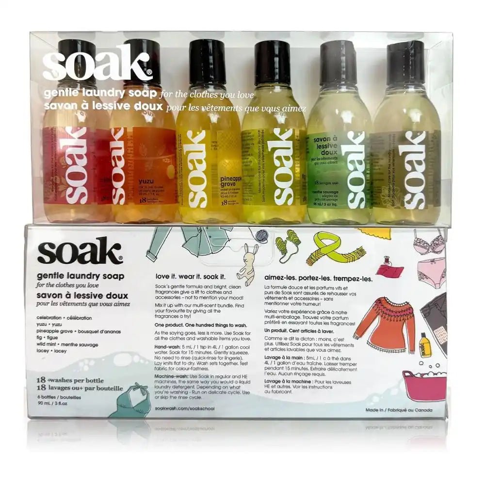SOAK Wash Sampler Box - Paradise Fibers
