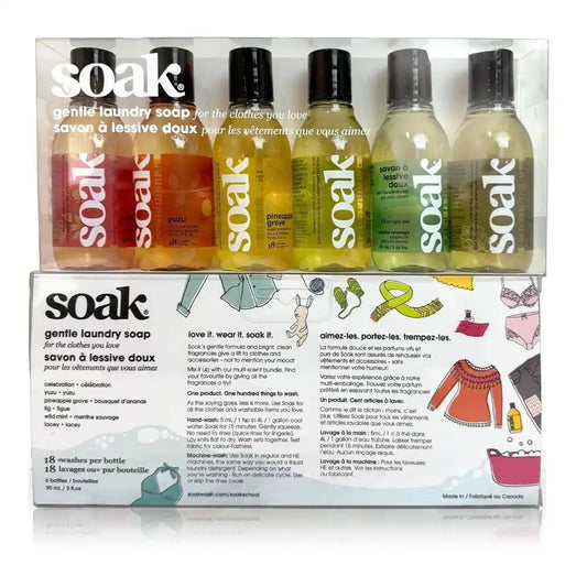 SOAK Wash Sampler Box - Paradise Fibers