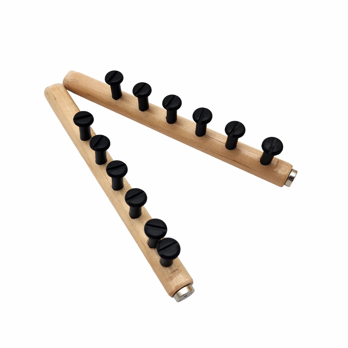 Pair of SpinOlution replacement flyer arms shown side by side