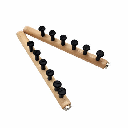 Pair of SpinOlution replacement flyer arms shown side by side