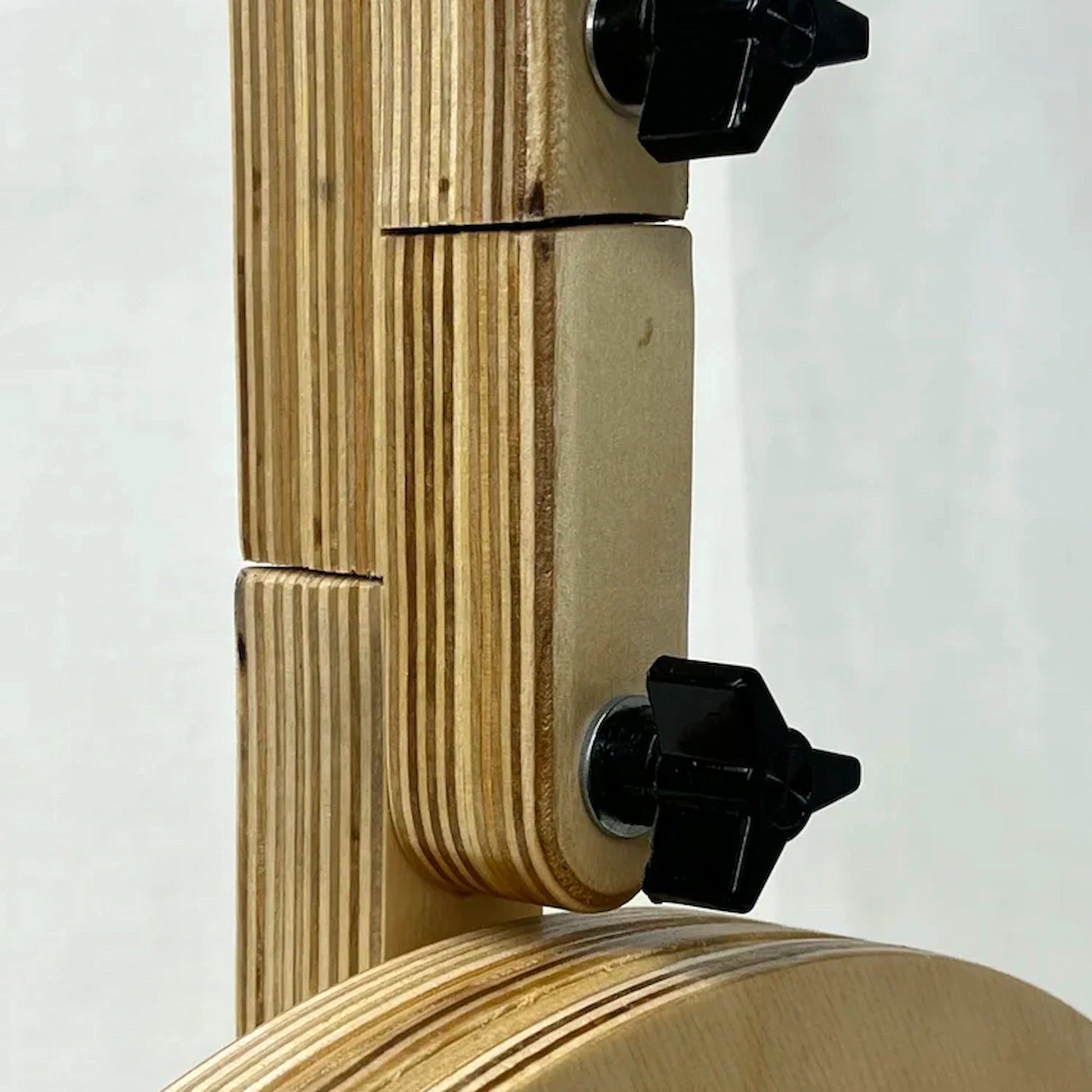 Pollywog Orifice Riser installed on SpinOlution Pollywog wheel raising orifice height closeup