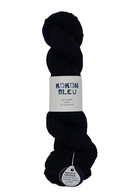KOKON BLEU Organic Merino Sport Yarn