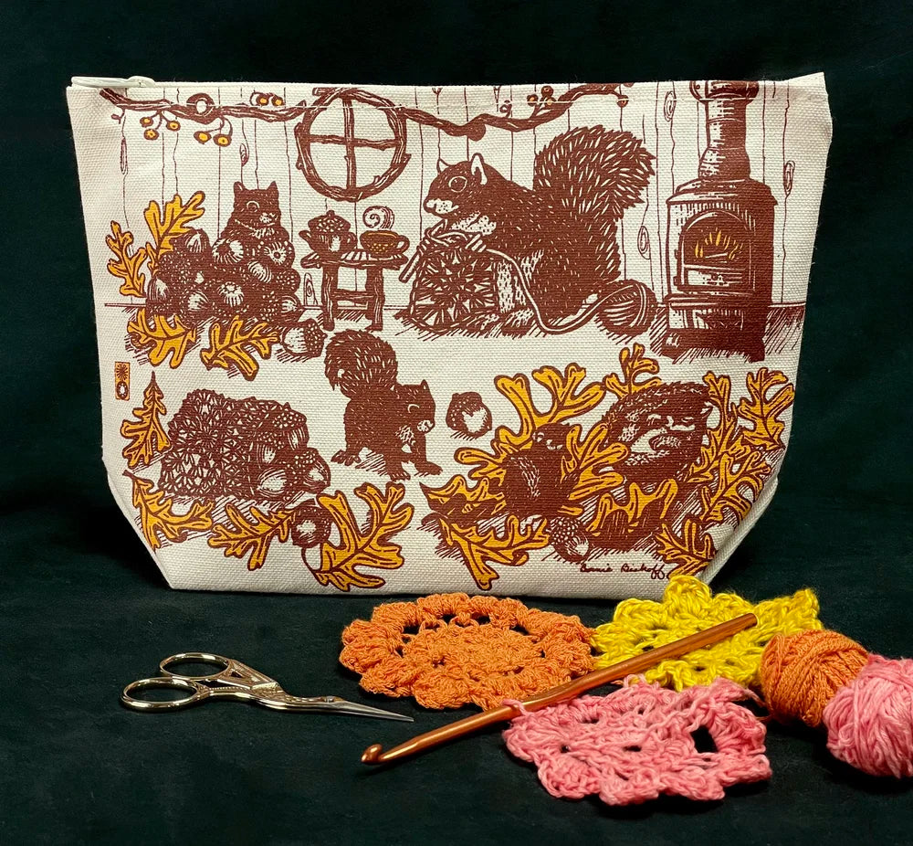 Bonnie Bishoff Large Zippered Pouch
