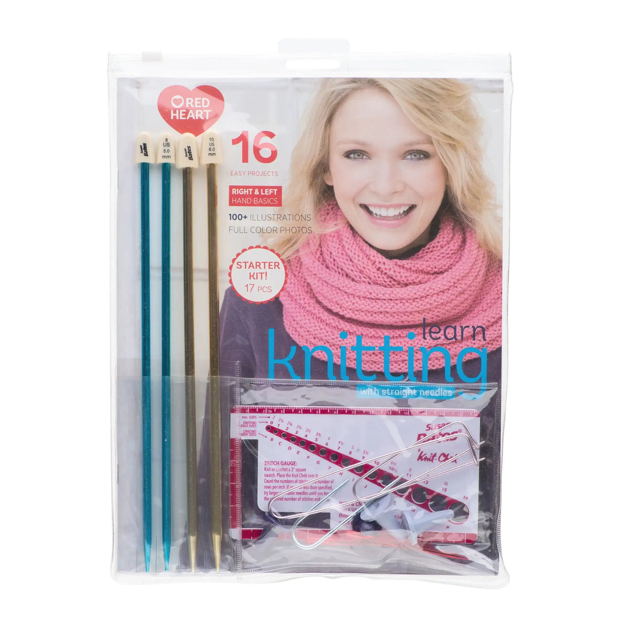 Susan Bates Learn Knitting Kit