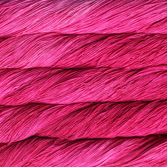 Malabrigo Sock Light Fingering Yarn color Fucsia 093