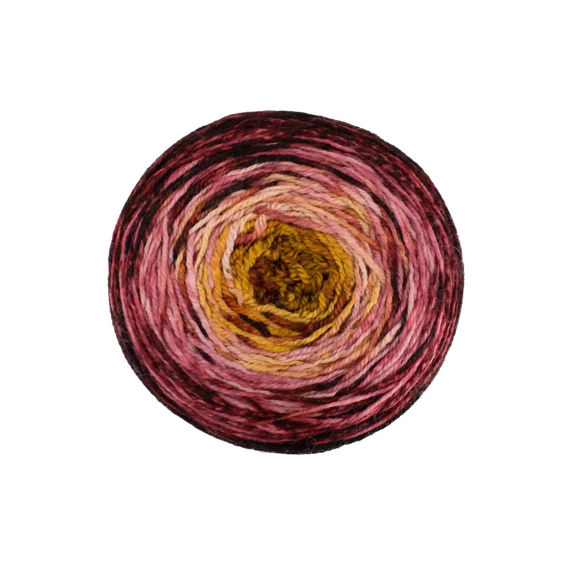 Malabrigo Metamorphosis Sock Light Fingering Yarn color 314 Corn Snake