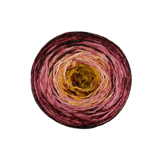 Malabrigo Metamorphosis Sock Light Fingering Yarn color 314 Corn Snake